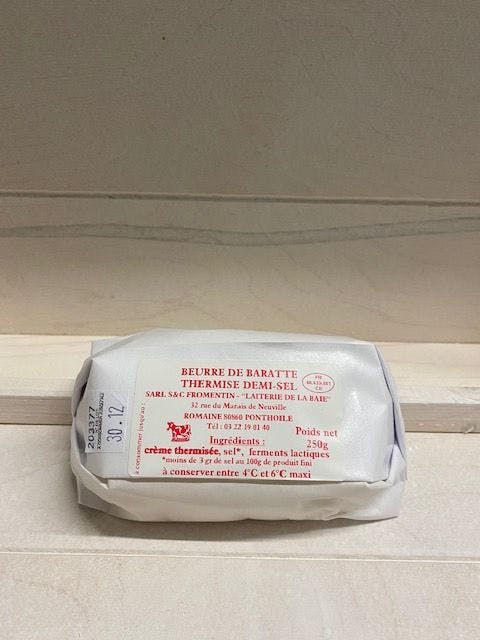 Beurre de baratte demi-sel